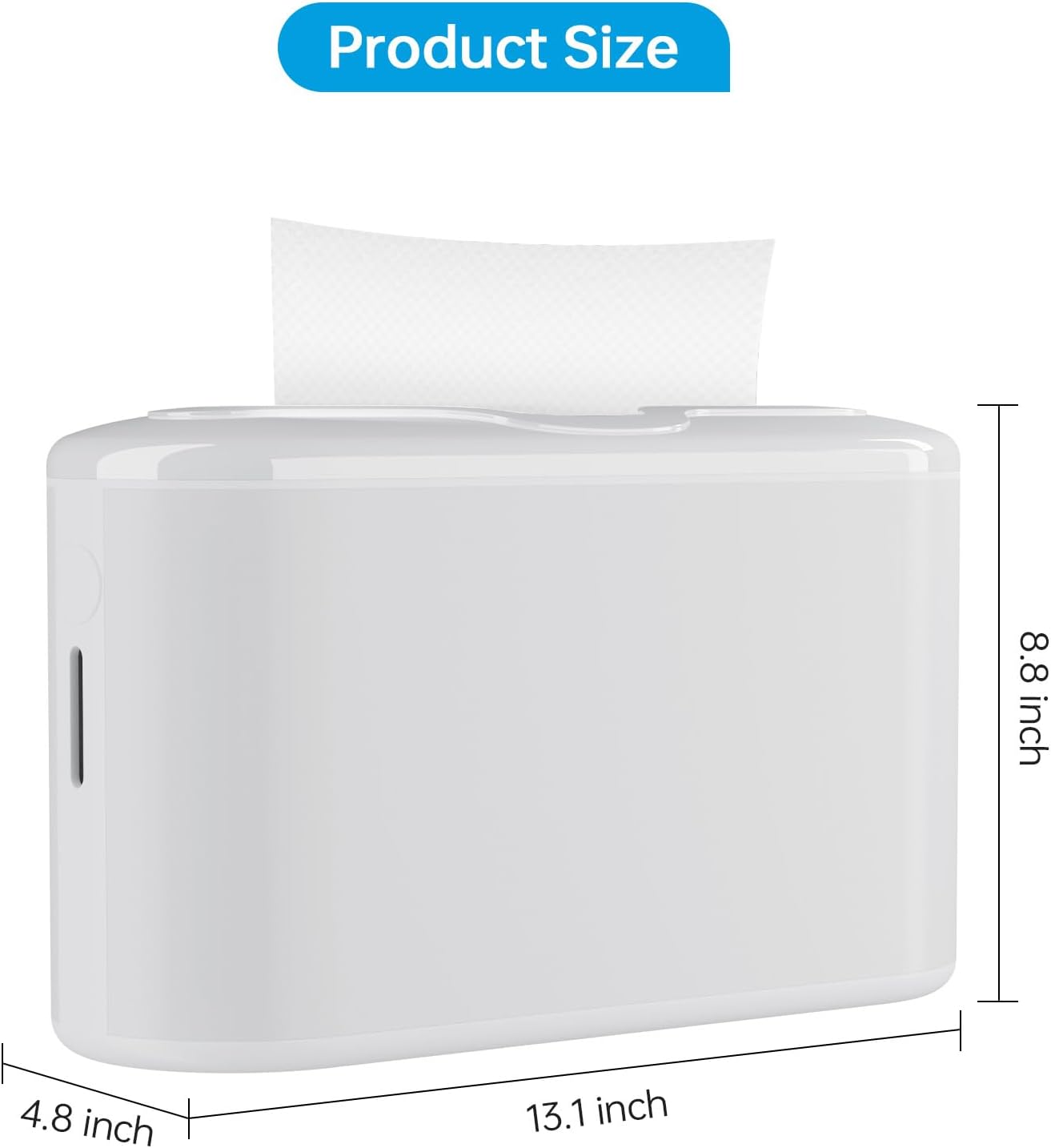 Paper Towel Dispenser Countertop, Multifold Hand Towel Dispenser for Bedroom, Bathroom, Kitchen, Toilet