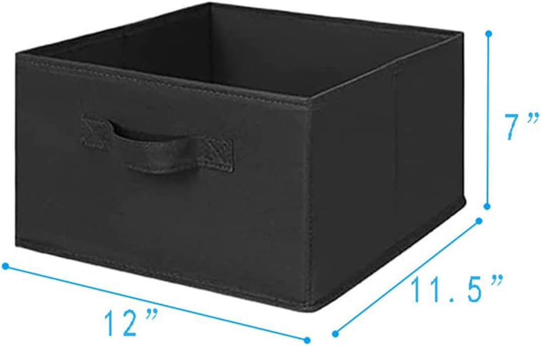 MAX Houser Hanging Shelf Closet Storage Organizer Removable Drawers ，Hanging Storage Organizer Hanging Sweater 2 Sock Underwear Drawers for Closet, Bedroom, Black