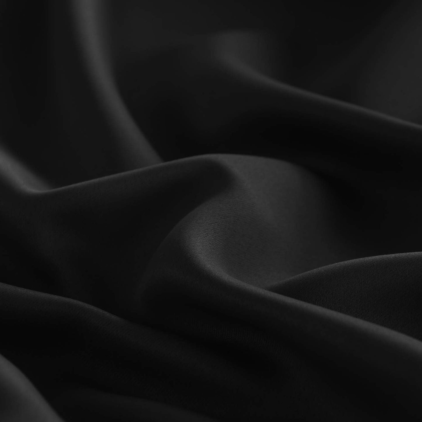 DWCN French Door Curtains – Rod Pocket Thermal Blackout Curtain for Doors with Glass Window, Kitchen and Patio Doors for Privacy, 23 X 72 Inches Long, 1 Curtain Panel with Tieback, Black