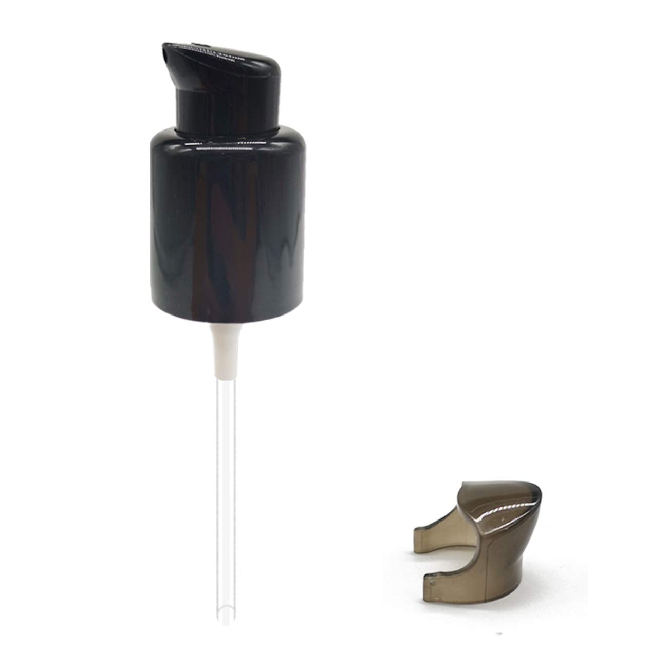 TIHOOD 10PCS Replacement Foundation Pump Black Plastic Cosmetic Liquid Foundation Makeup Pump Replacement Tool