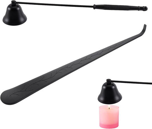 2-Piece Candle Snuffer with Wick Dipper,Candle Snuffer, Brass Candle Snuffer and Long Handle