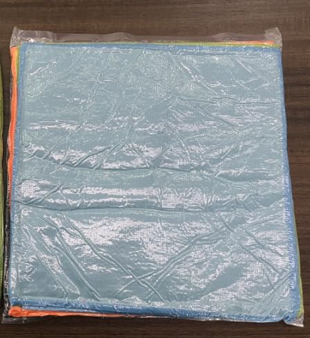 Tricol Clean 12 Pack Microfiber Cleaning Cloth 11.8x11.8inch - Streak-Free, Reusable Wipes for Glass, Kitchen, Car, Dusting - Absorbent & Lint-Free (Mixed 4 Colors 03, 11.8 x 11.8 in)