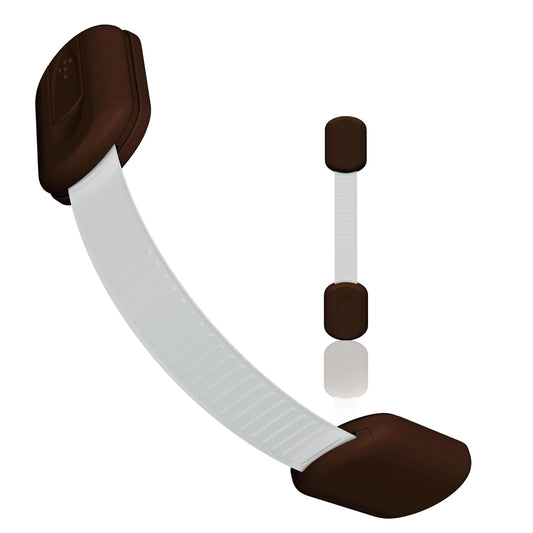 Baby Proofing Child Safety Locks (2 Pack) by Skyla Homes - The Safest, Quickest and Easiest 3M Adhesive Cabinet Latches, No Screws & Magnets, Multi-Purpose for Furniture, Kitchen, Ovens, Toilet Seats