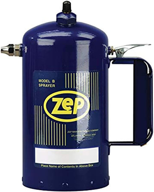 Zep Model B Heavy-Duty Steel Solvent Sprayer - 32 oz (Each) 829801 - Industrial Strength, Refillable Pressurized Sprayer with A Spring-Loaded Trigger