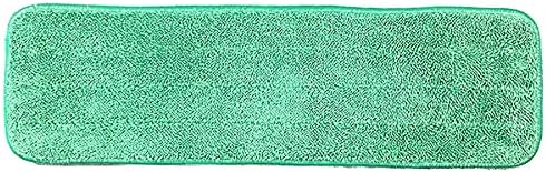 Arkwright Spray Mop Replacement Pads - (Pack of 12) Bulk Microfiber Flat Dry and Wet Refill Mop Pads Floor Cleaning, Compatible with Bona and Rubbermaid, Fits All Mop Heads, 18 in, Green