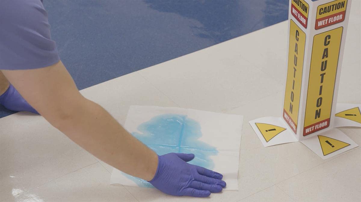 Medline Absorbent Wipers+ Disposable Heavy Duty Dry Wipes, 12" x 13" (90 Count, 12 Pack)