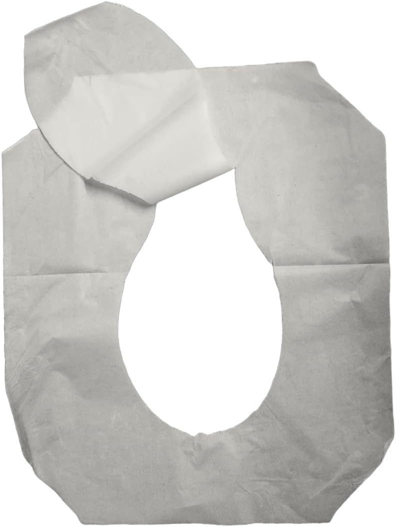 Paper Toilet Seat Covers - Thick Flushable Half-Fold Paper Disposable Toilet Seat Dispensers Cover Liners for Travel & Public Restroom Toilet Bowls (5000)