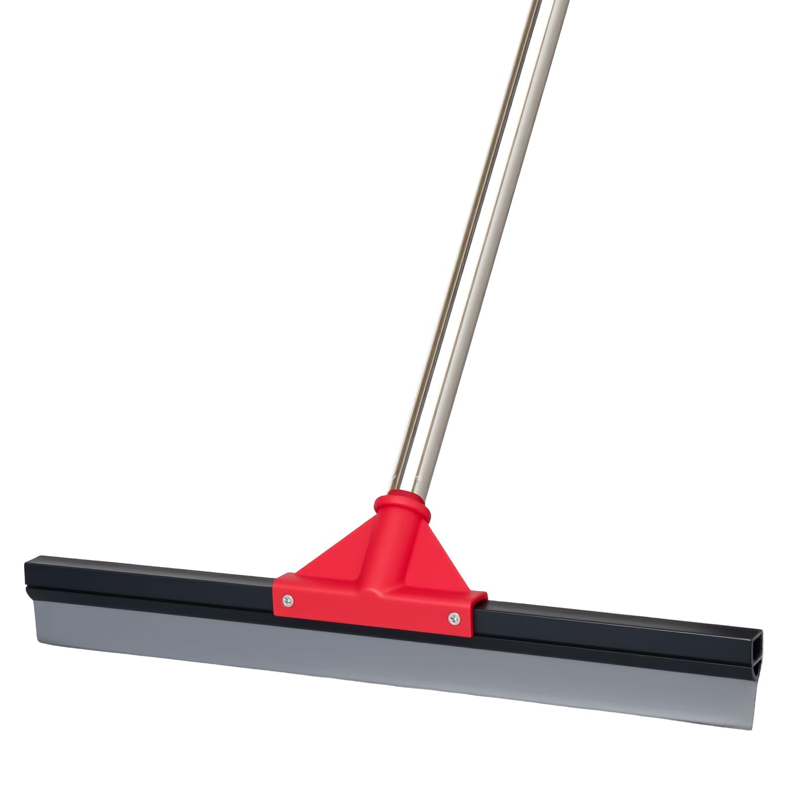 17" Heavy Duty Floor Squeegee with 40.8 Inch Long Handle, Suitable for Bathroom Tiles, Garage