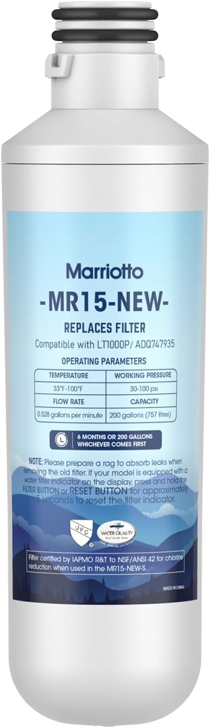 MARRIOTTO Water Filter LT1000PC Replacement for Refrigerator, Compatible with LT1000PC/PCS