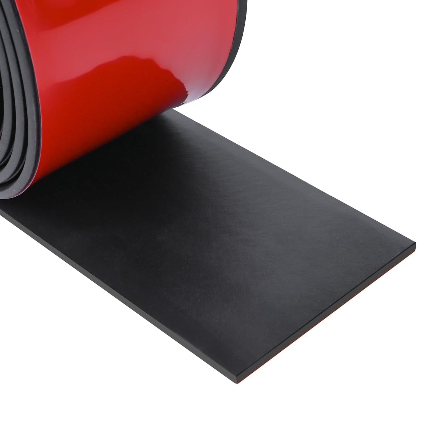 Neoprene Rubber Strips Self Adhesive Sheets, Rolls & Strips with Adhesive Backing Rubber Pads Self Stick Seal Gasket Tape for Matting Padding - 3” Wide x 1/8" Thick x 10' Long