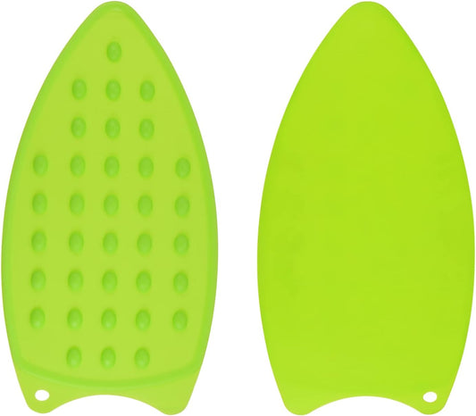 HARFINGTON 2pcs Silicone Iron Rest Pad, Multipurpose Iron Hot Resistant Mat Iron Rest Plate for