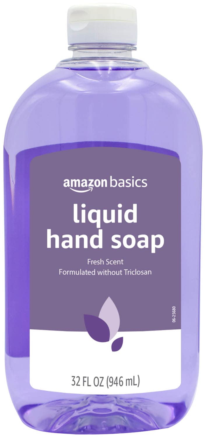 Amazon Basics Original Fresh Liquid Hand Soap, Moisturizing Formula, Phthalate & Paraben-Free, 32
