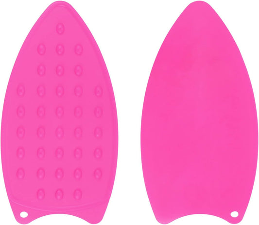 HARFINGTON 2pcs Silicone Iron Rest Pad, Multipurpose Iron Hot Resistant Mat Iron Rest Plate for
