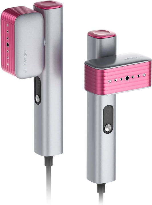 nesugar G2 Pro Smart Handheld Steamer for Clothes – Global Voltage Adaptation, Palm-Sized & Lightweight (0.8lb), Dual Steam Modes, Easy Wrinkle Remover, Auto Shut-Off, for Travel & Home (100-240v)