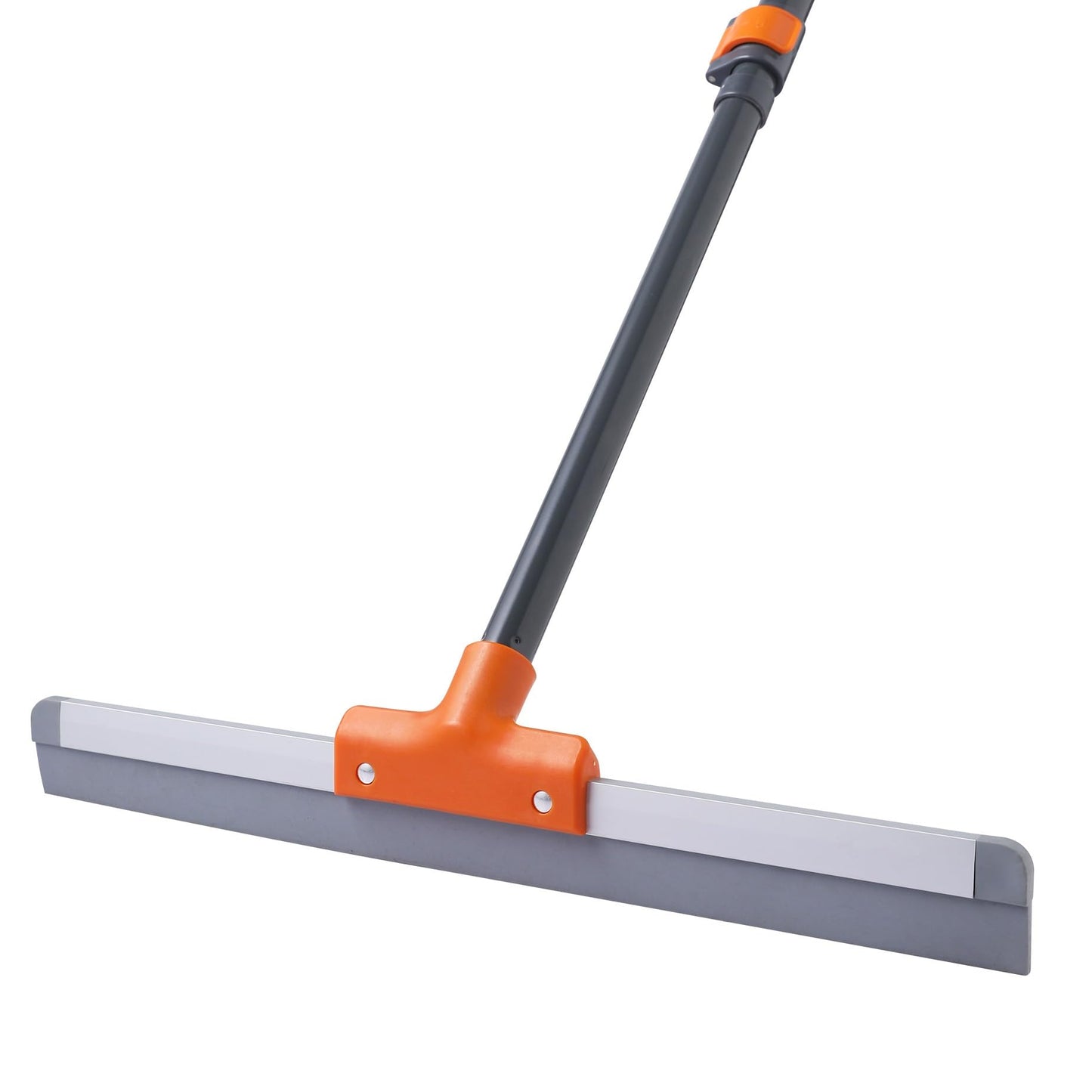 CLEANHOME Rubber Floor Squeegee with Extendable Long Handle