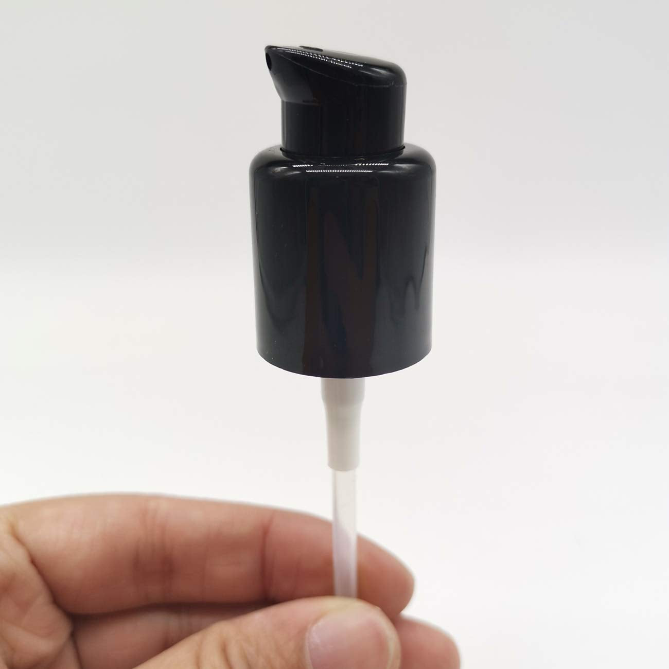 TIHOOD 10PCS Replacement Foundation Pump Black Plastic Cosmetic Liquid Foundation Makeup Pump Replacement Tool