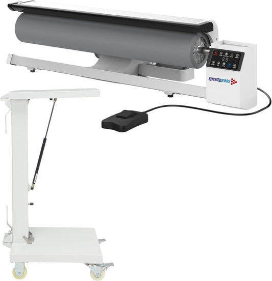 Rotary Iron Steam Roller Ironing Press by Speedypress R02036 with Stand, 91.5cm, for Clothes, Garments, Curtains, Sheets, Tablecloths (with Stand)