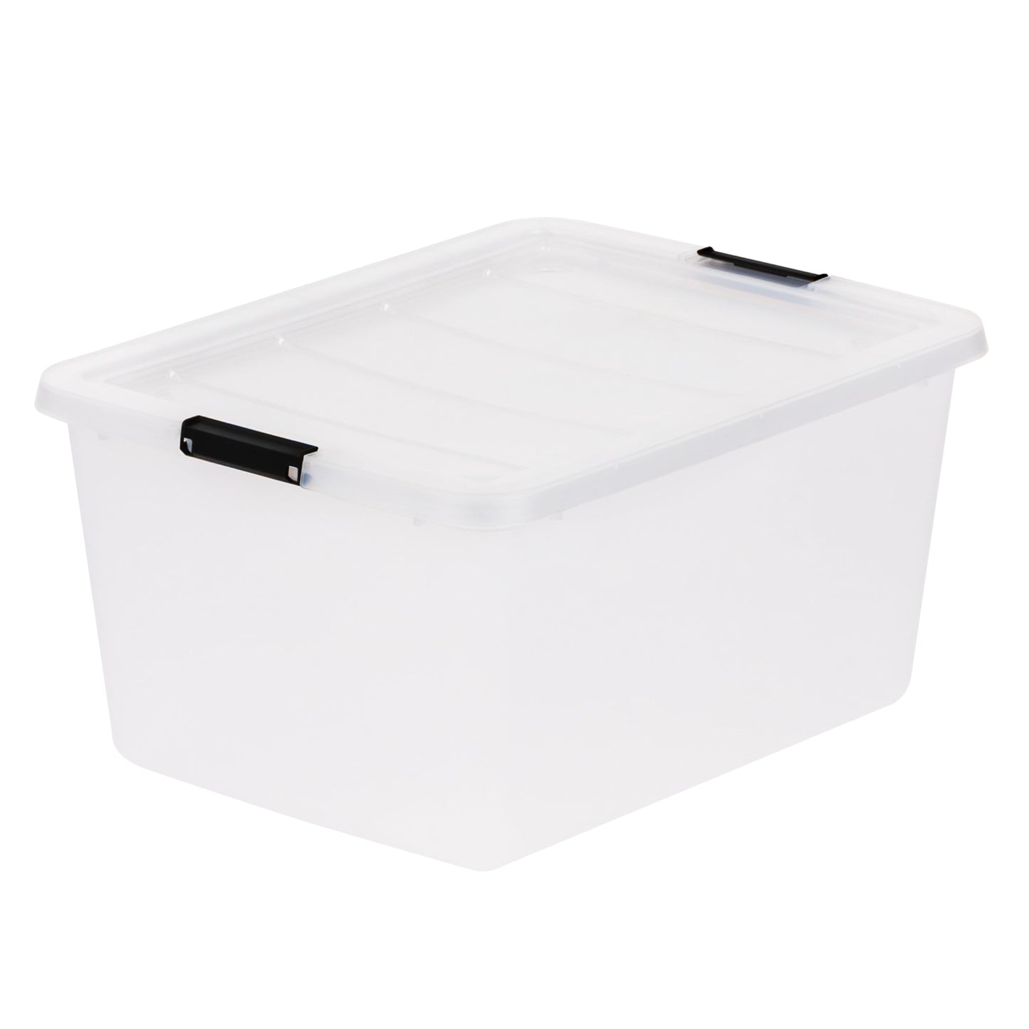 IRIS USA 6-Pack 32 Quart Clip Box with Latching Lid
