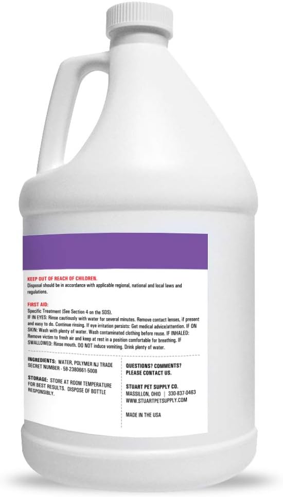 Professional Strength Deep Clean (Gal.) 3X Carpet Cleaner Solution & Deodorizer, Concentrated Encapsulating Carpet Shampoo, Pet Odor & Dirty Carpet Cleaning Solution 128 fl oz.