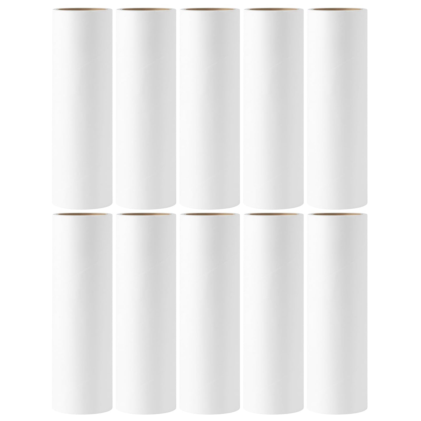 Lint Roller Refills 6.3 inch Great Value 10 Pack Extra Sticky Lint Remover Refills for Pet Hair