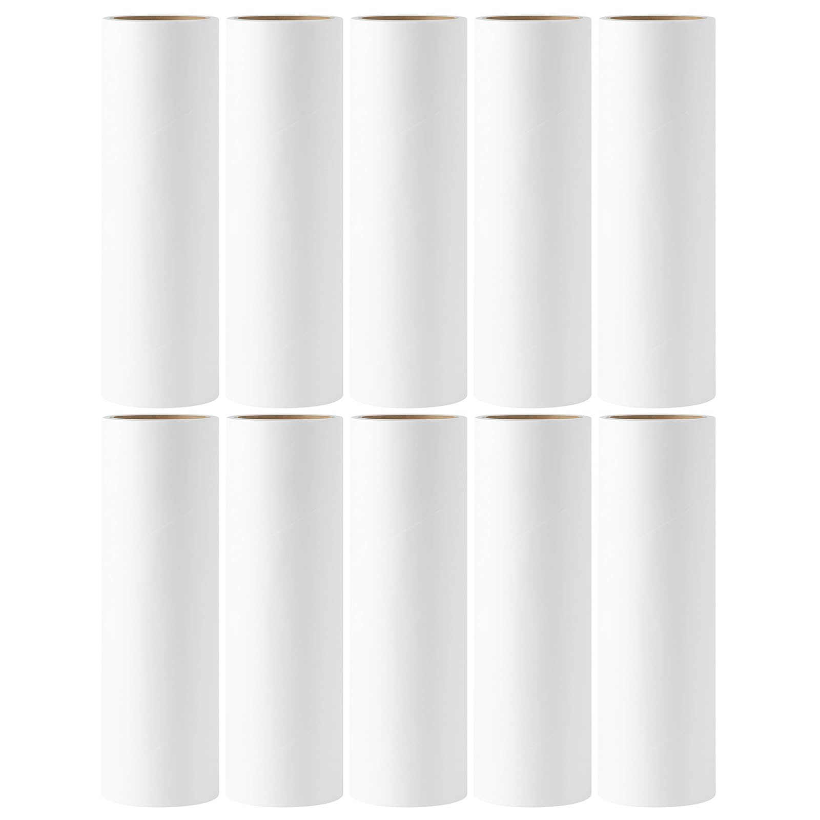Lint Roller Refills 6.3 inch Great Value 10 Pack Extra Sticky Lint Remover Refills for Pet Hair