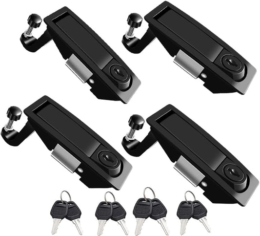 4Pcs Compression Latch Lock Trigger Latch Lock Compression Latches Flush Mount Zinc Alloy