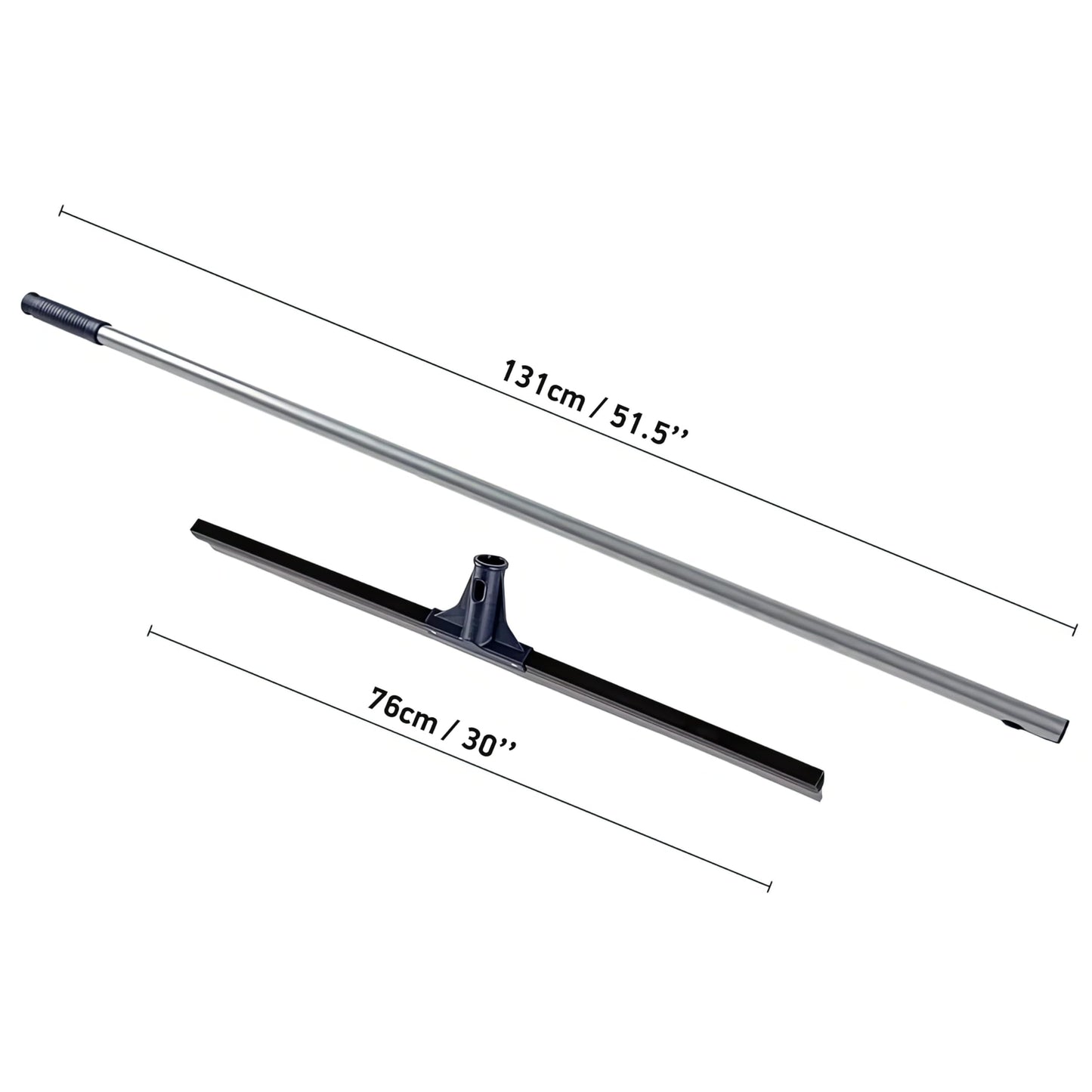 DSV Standard Floor Squeegee for Concrete Floor, 30" Large Squeegee Broom, Heavy Duty Floor Squeegee