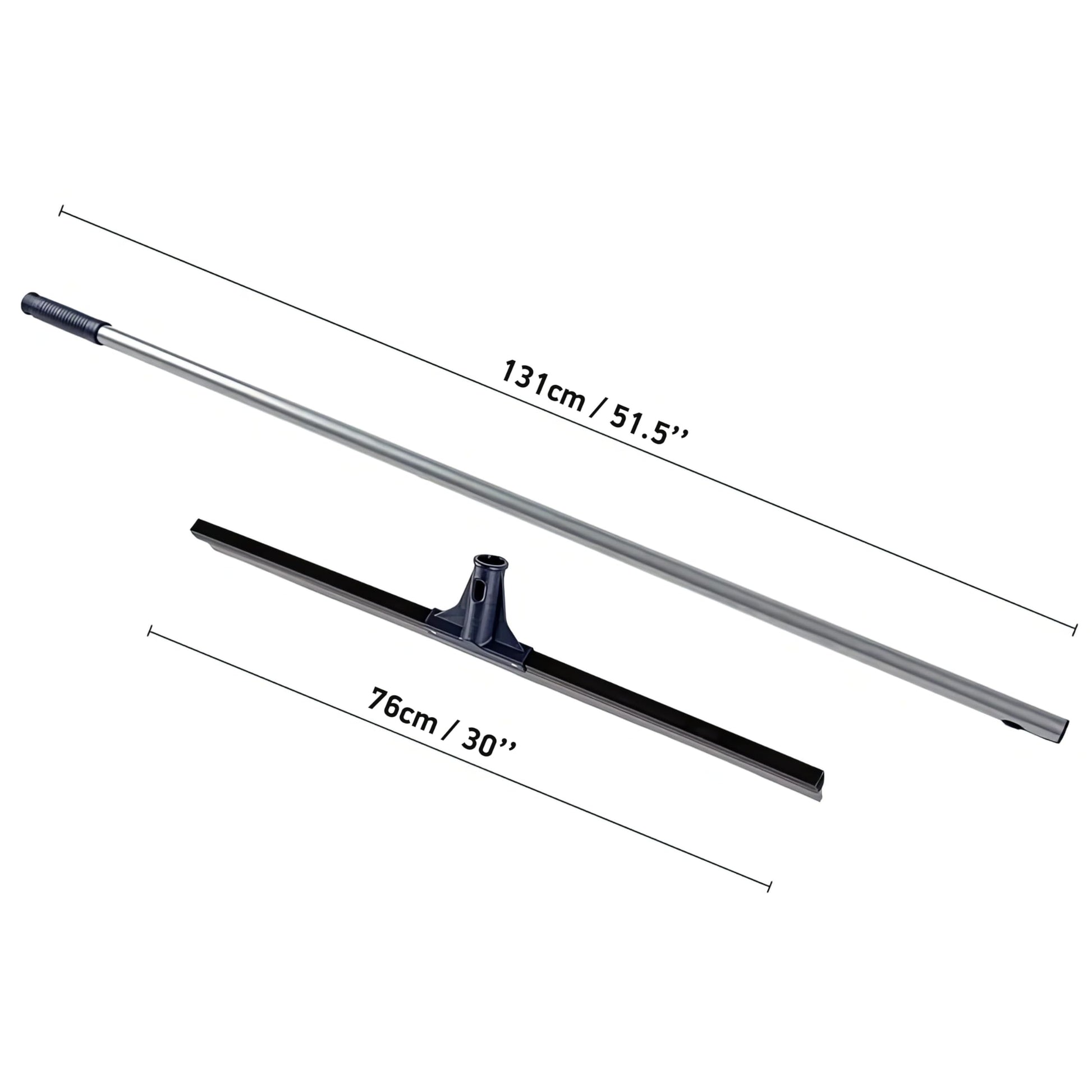 DSV Standard Floor Squeegee for Concrete Floor, 30" Large Squeegee Broom, Heavy Duty Floor Squeegee