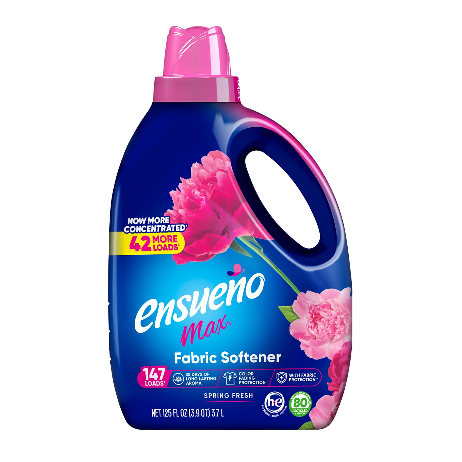 Ensueño Max Liquid Fabric Softener - Spring Fresh Scent - 125 fl oz