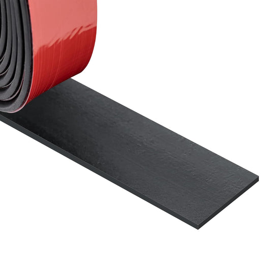 Adhesive Rubber Strips Neoprene Rubber Sheets, Rolls & Strips with Adhesive Backing Rubber Pads Self Stick Seal Rubber Gasket Adhesive Back for Matting Padding - 1/2" Wide x 1/16" Thick x 20' Long