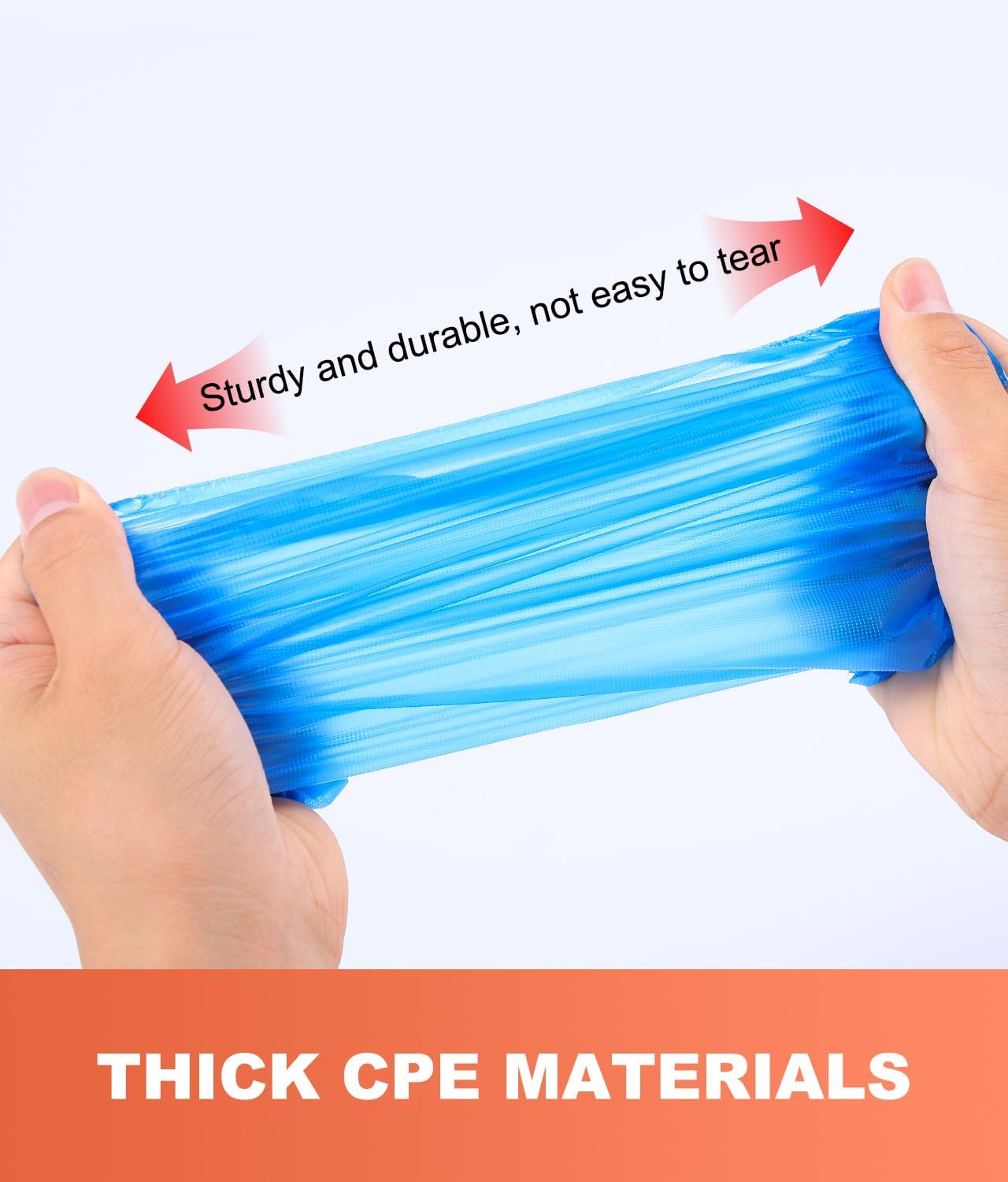 Shoe Covers Disposable – 100 Pack (50 Pairs), Roll-Pack CPE Boot Covers, Waterproof, Stretchable, Fits Up to Men’s 10 / Women’s 12, Ideal for Indoor & Outdoor Use, Easy Storage – Blue