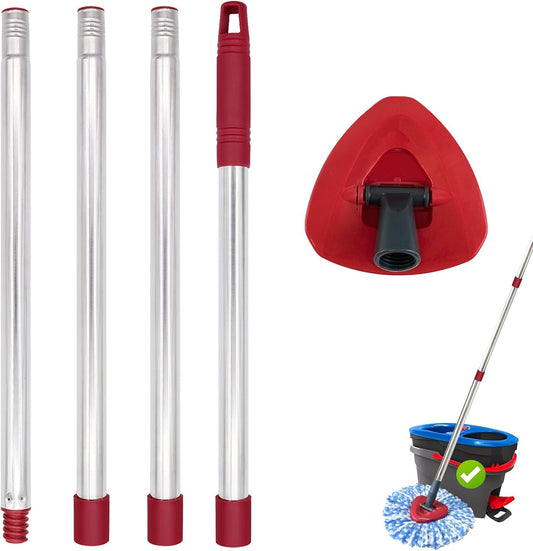 Mop Handle for Ocedar, Mop Handle for O Cedar, Spin Mop Replacement Handle for O Cedar, 4-Section
