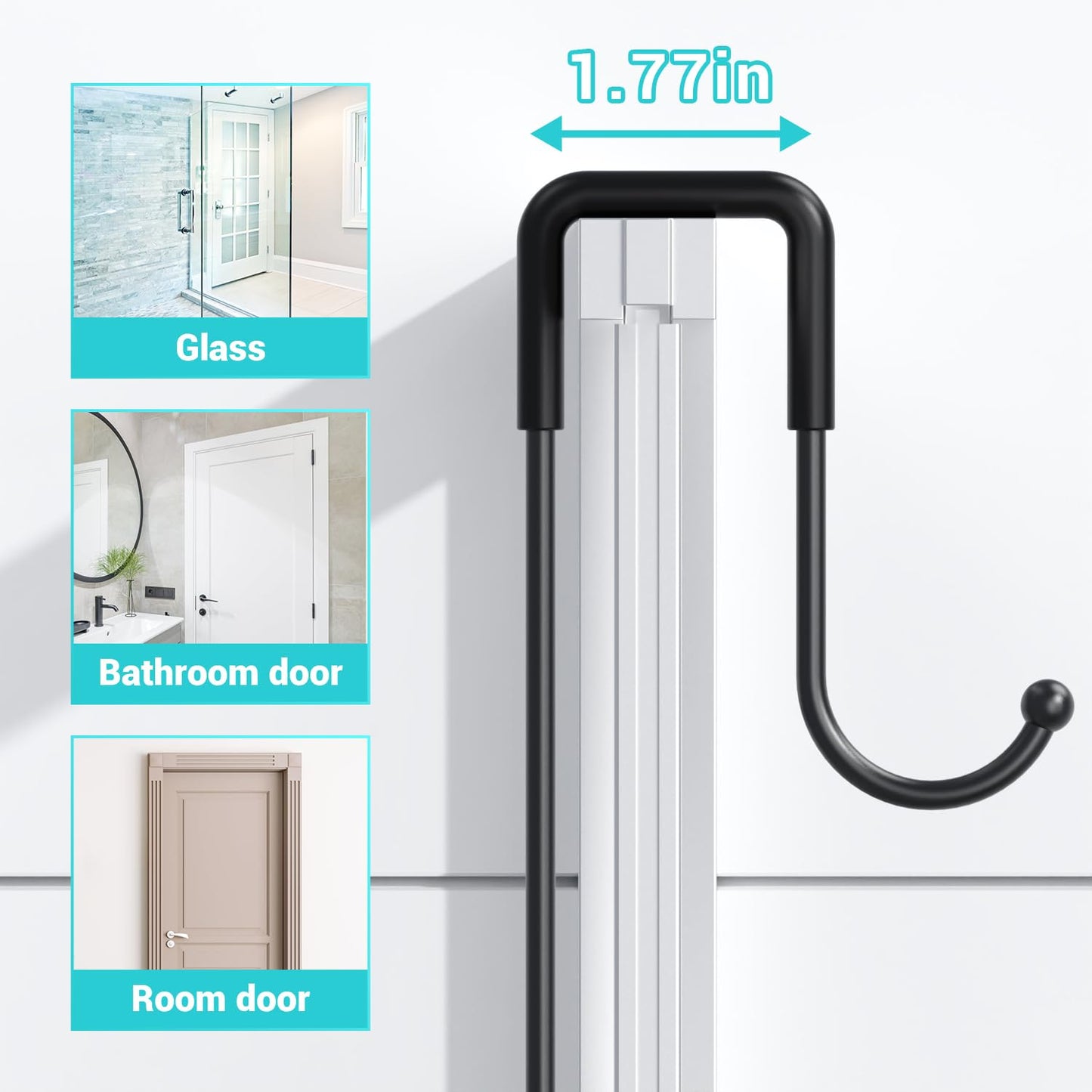 Over the Door Shower Caddy Hanging: No Drill Rustproof Shower Organizer