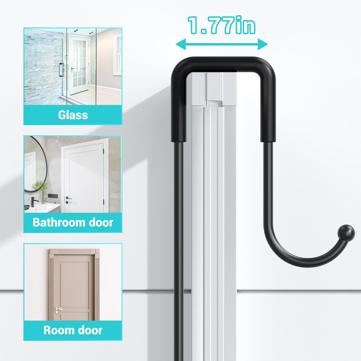 Over the Door Shower Caddy Hanging: No Drill Rustproof Shower Organizer