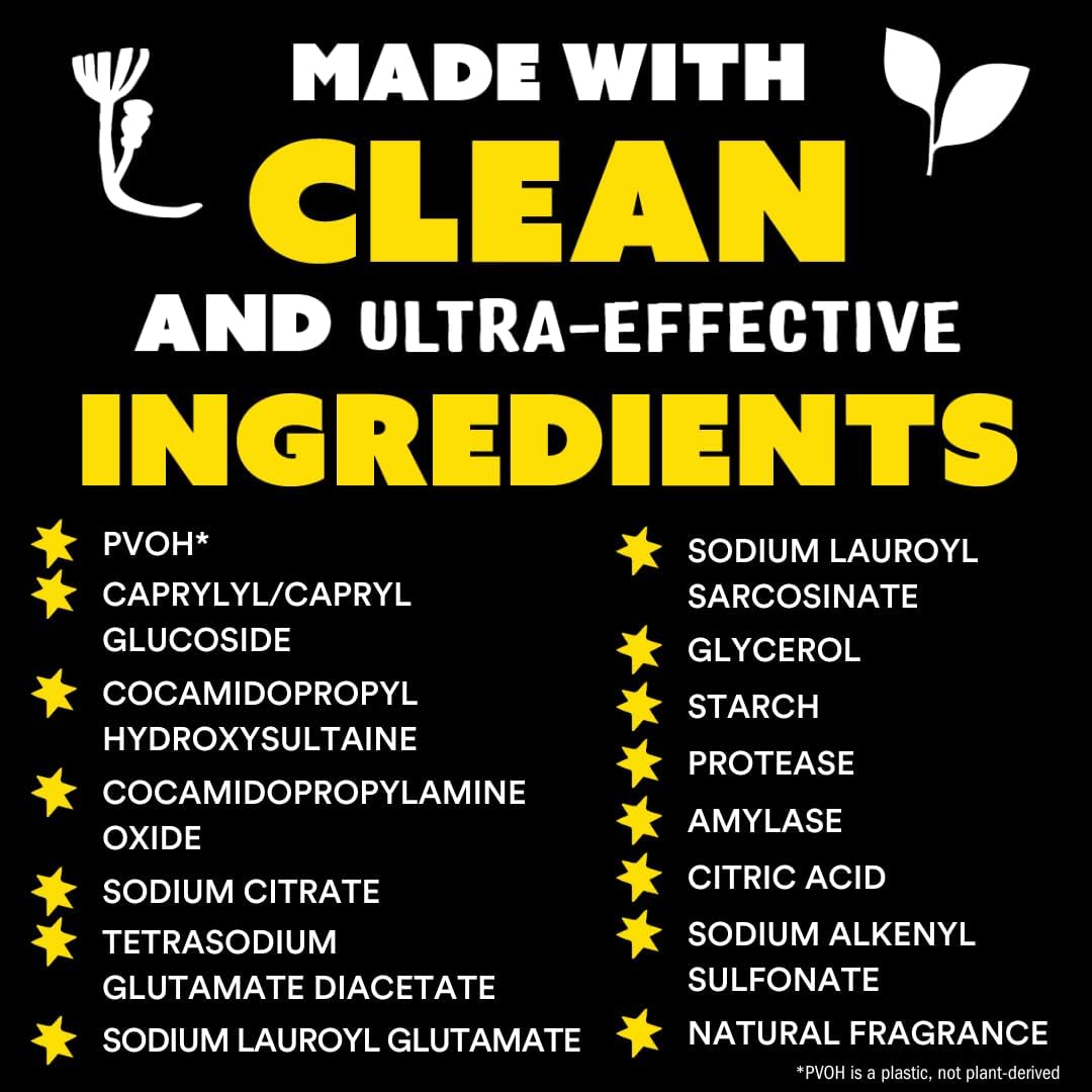 Molly’s Suds Laundry Detergent Sheets | Gentle on Sensitive Skin, Powerful Bio-Based Enzymes, Stain-Fighting | Liquidless & Plastic-Free Packaging | 120 Loads (Lavender)