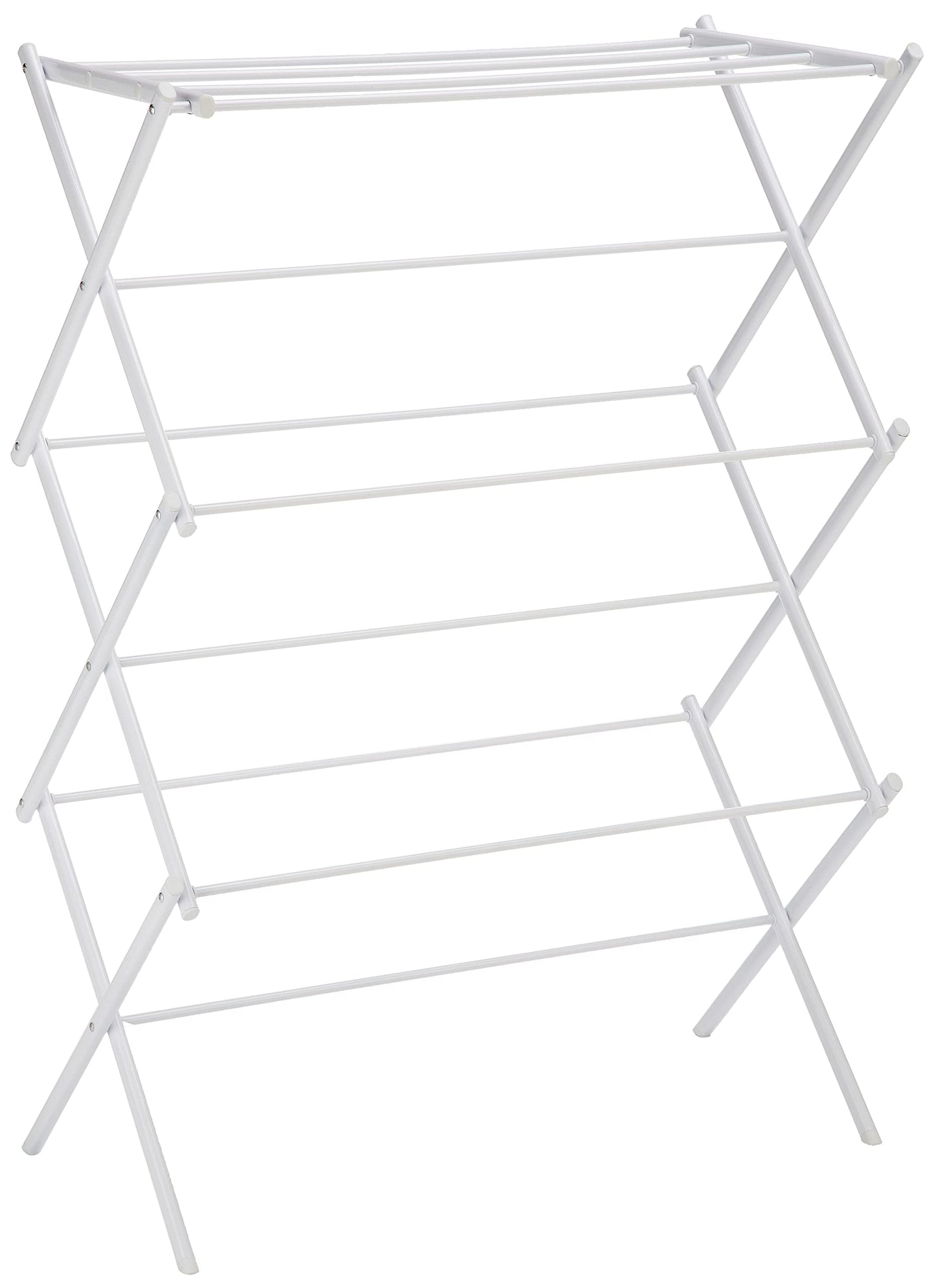 Amazon Basics Foldable Portable Clothes Drying Rack for Indoor Air Drying, Collapsible Design