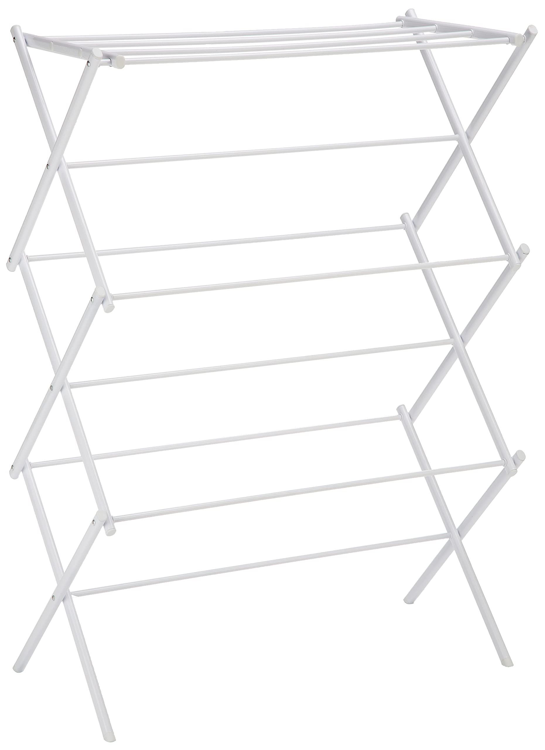 Amazon Basics Foldable Portable Clothes Drying Rack for Indoor Air Drying, Collapsible Design