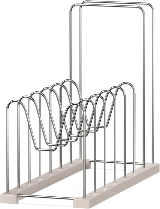 Reusable Bag Drying Rack,Silicone Bag Drying Rack,Plastic Bags Dryer Rack,Dryer Rack for Silicone Storage Bags,Draining Stand Holder for Cups,Bottles,Pan Lid&Cutting Board Organizer