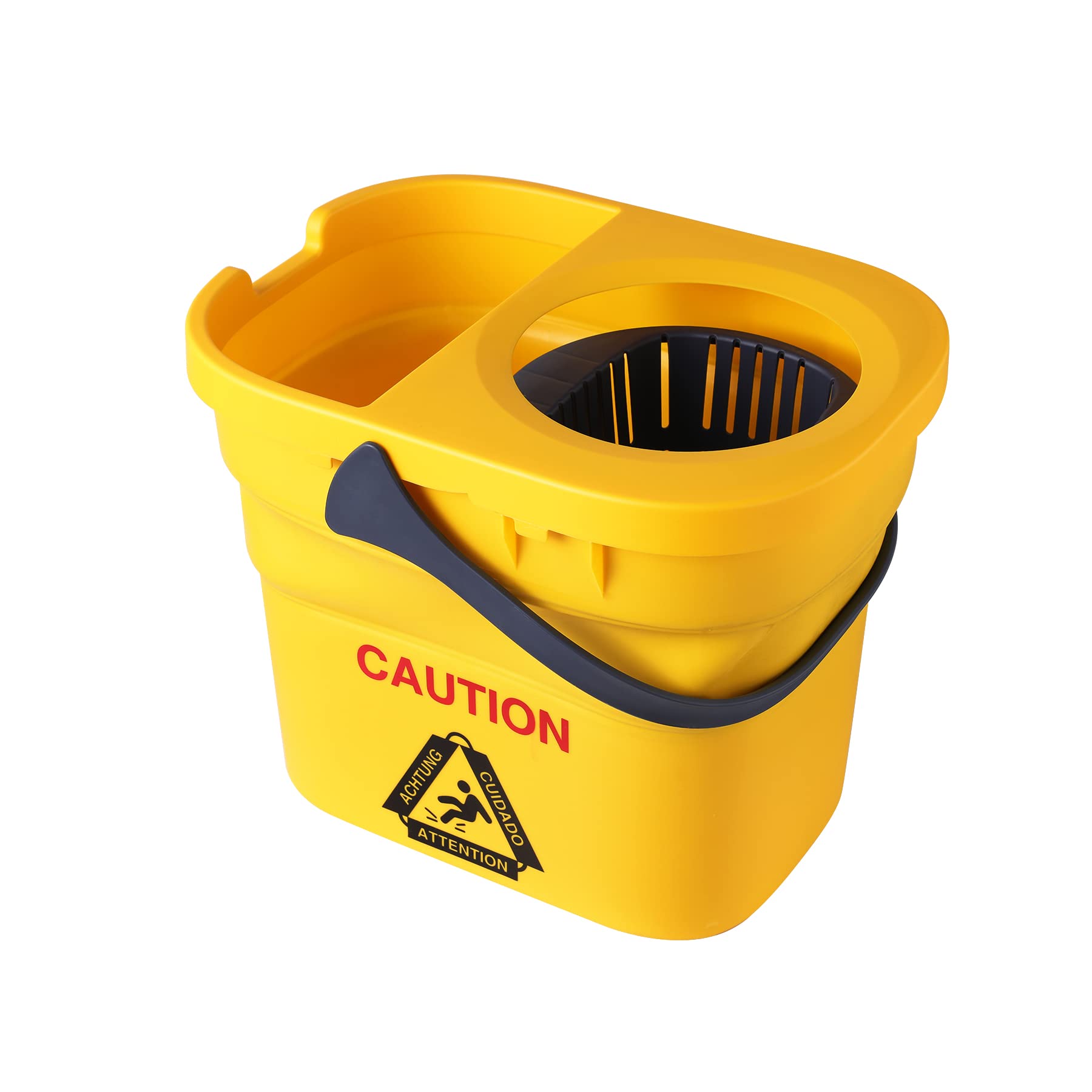 Yocada Commercial Mop Bucket with Wringer Portable Collapsible