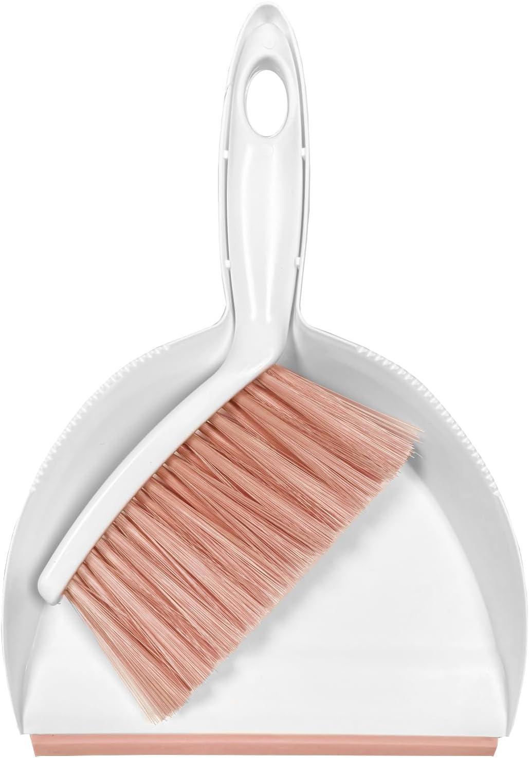 Mini Broom and Dustpan Set Small Dust pan & Brush Set Portable Cleaning Tools for Home Office RV Camping Learning (Pink)