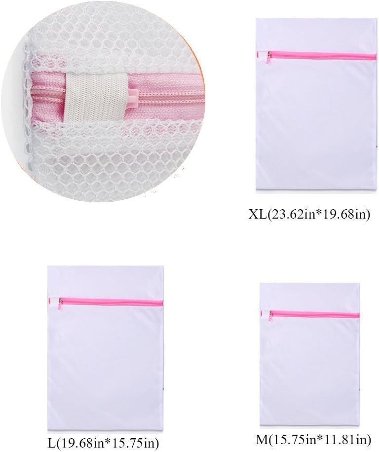 Washing Bags,Clothing Washing Bags,5 Medium for Laundry,Blouse, Hosiery, Stocking, Underwear, Bra and Lingerie, Travel Laundry Bag Pack of 5