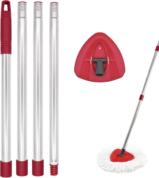 Mop Handle for Ocedar, Mop Handle for O Cedar, Spin Mops Replacement Stick and Base for Ocedar