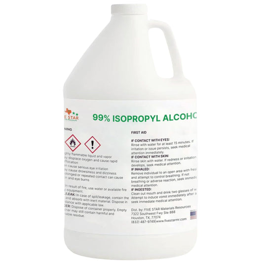 99% Pure Isopropyl Alcohol, 99 Percent IPA 1 Gallon, USP Grade, Made in The USA (4 Quarts, 1