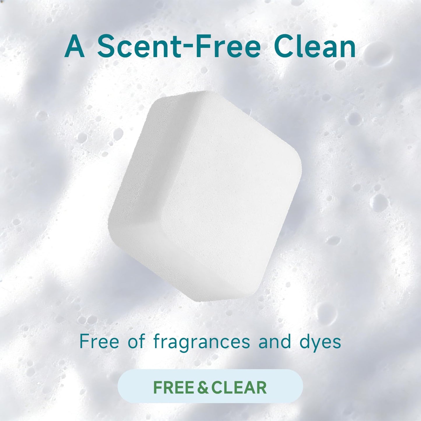 Shinyclean 100% Plastic-Free Dishwasher Tablets, Free & Clear, 32 Count