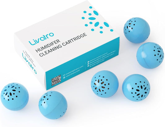 Humidifier Cleaning Ball ??Fights Mold & Odor, Prevents Hard Water Build-Up, Eliminates White Dust