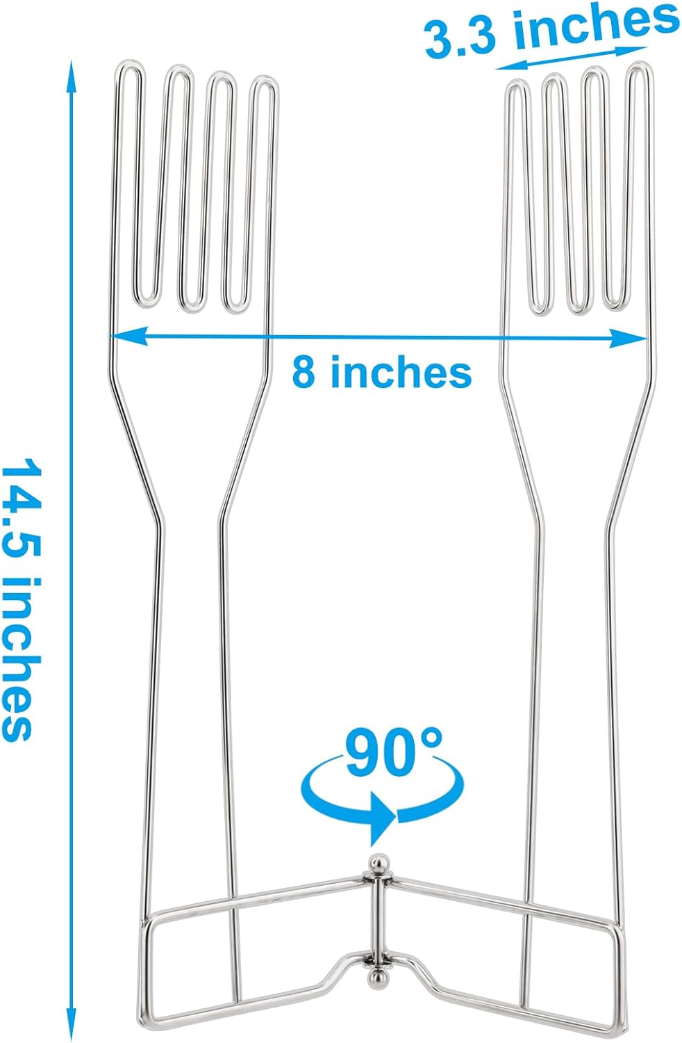 Kitchen Gloves Drying Rack, SUS 304 Stainless Steel Dish Gloves Holder
