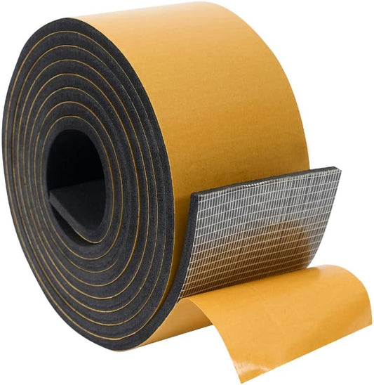 High Density Foam Weather Stripping Door Seal Strip Insulation Tape Roll for Insulating Door Frame