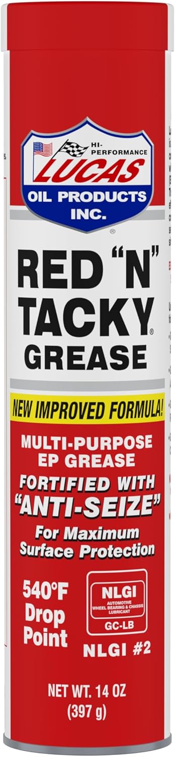 Lucas 10005-30PK Red N' Tacky Grease, (Pack of 30)
