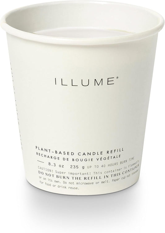 ILLUME Boxed Glass Candle Refill, Balsam & Cedar