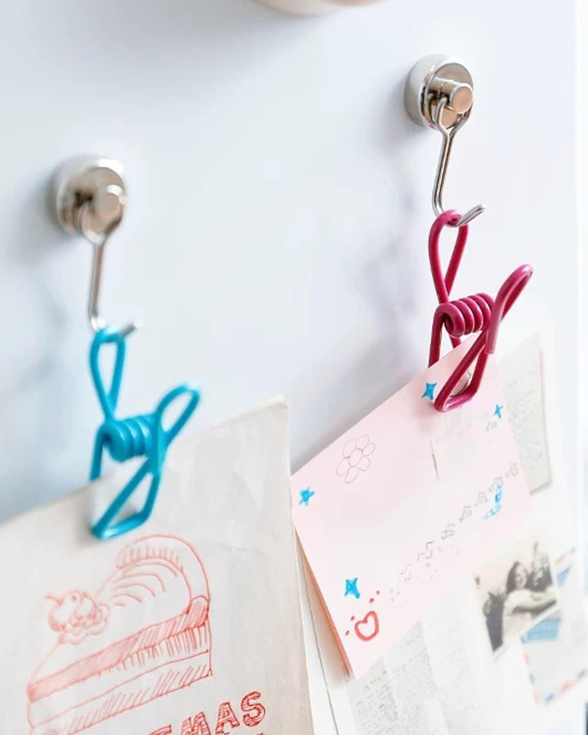 Multipurpose 2 in Chip Bag Clips 12 Pack Metal Clips for Kitchen Food Storage, Laundry Hanging, Bag Chip Bag Sealing - Easy to Use Strong Grip Clips for Home Organizing